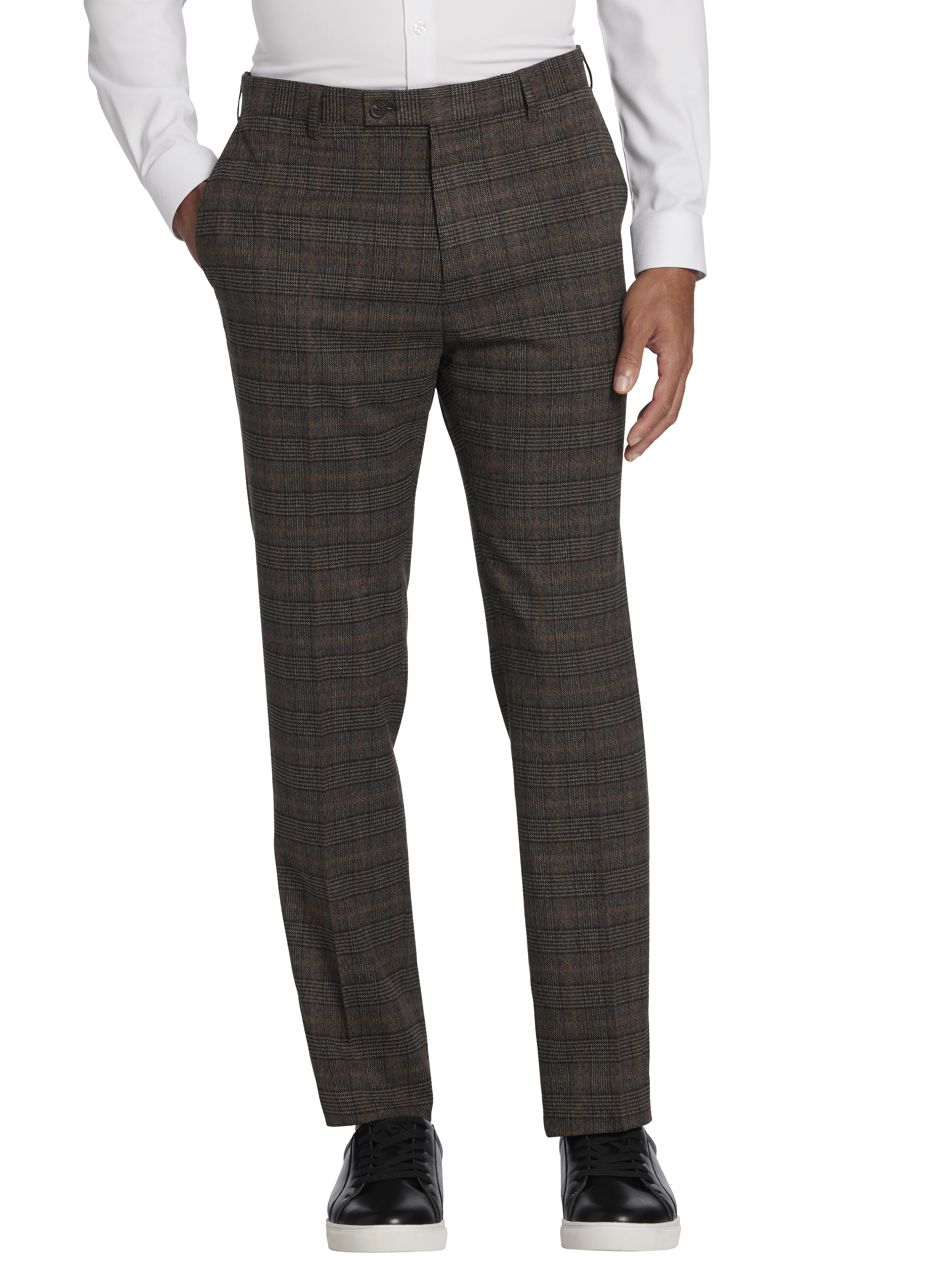 Slim Fit Suit Separates Flat Front Pants