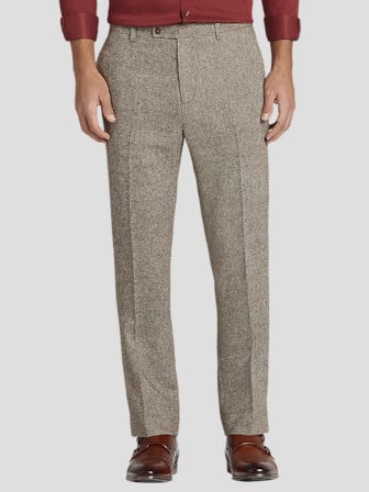 Modern Fit Sharkskin Suit Pants