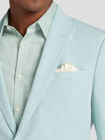 Modern Fit Satin Peak Lapel Tuxedo Jacket