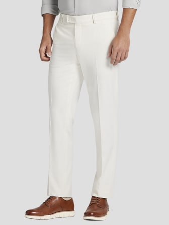 Modern Fit Shiny Suit Pants