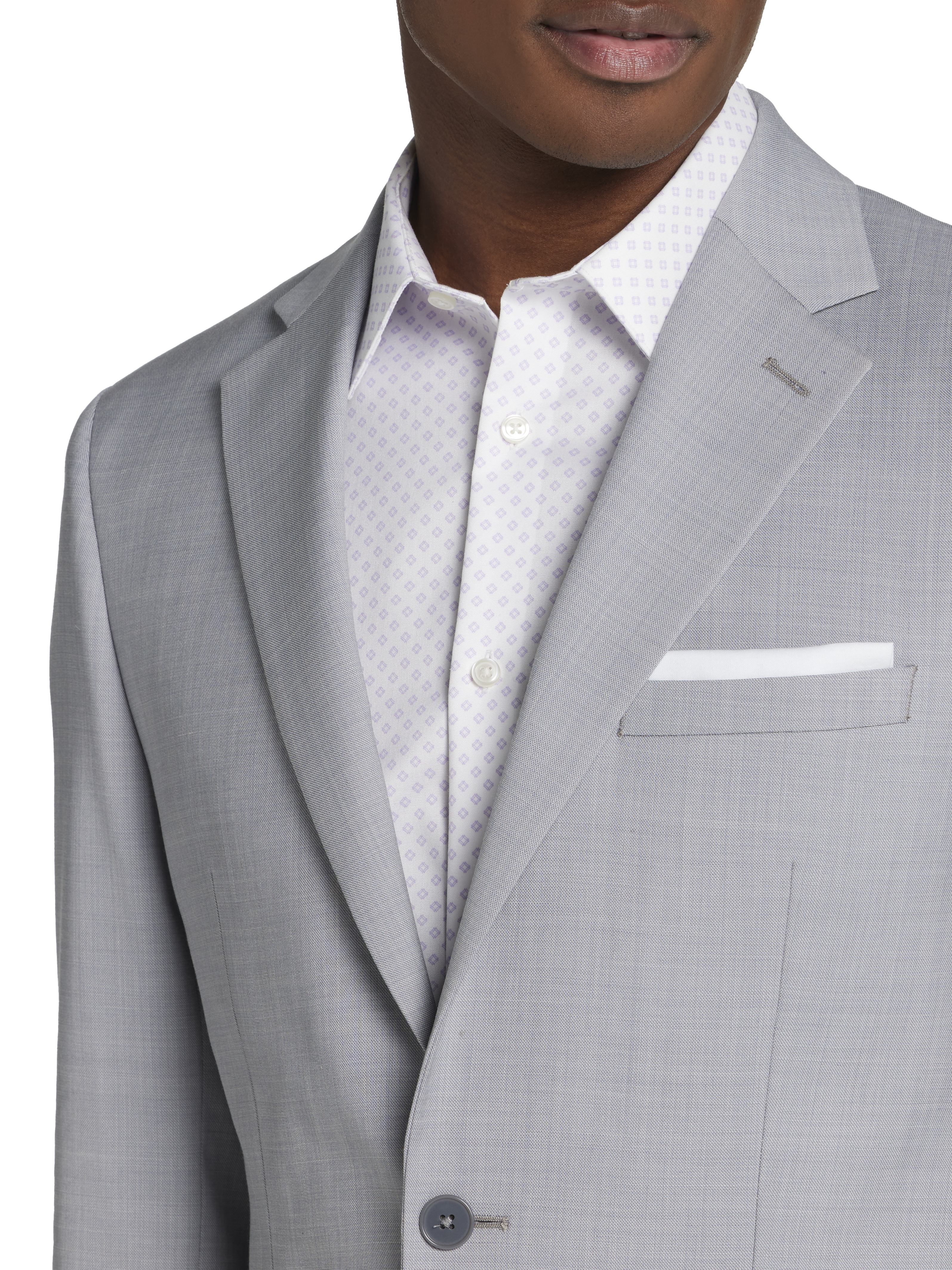 Slim Fit Wool Blend Suit