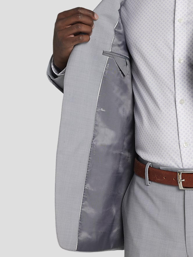 Calvin Klein Slim Fit Wool Blend Suit