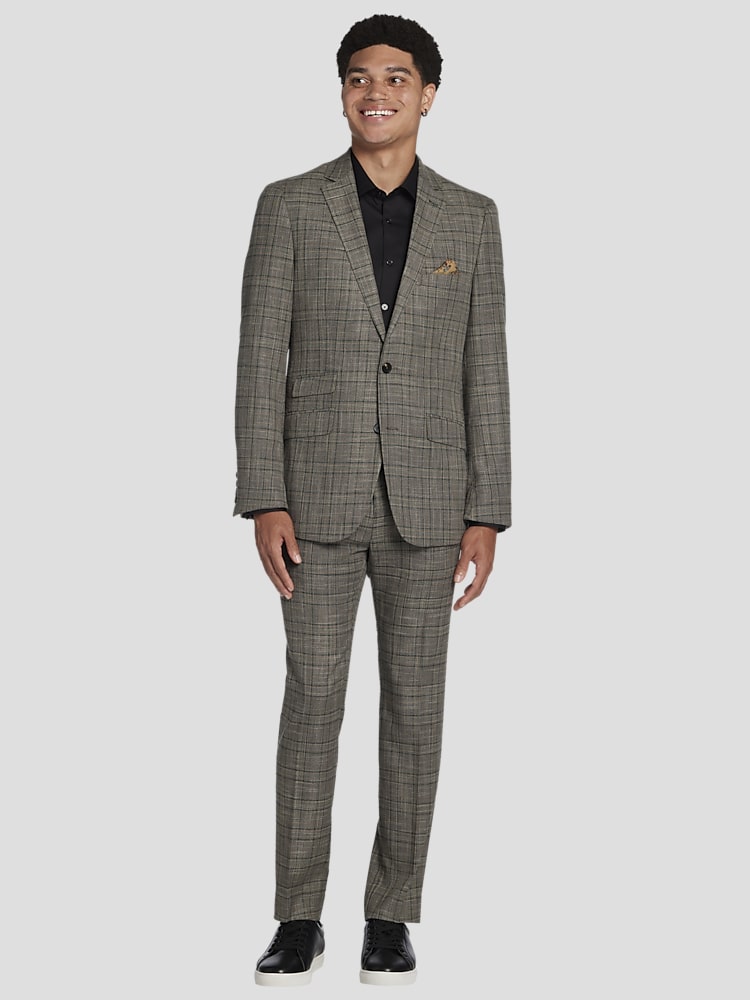 在庫一掃セール売れ筋ランキング Gray & Paisley Slim Men's | Jackets Suit | Jacket Suit Fit その他