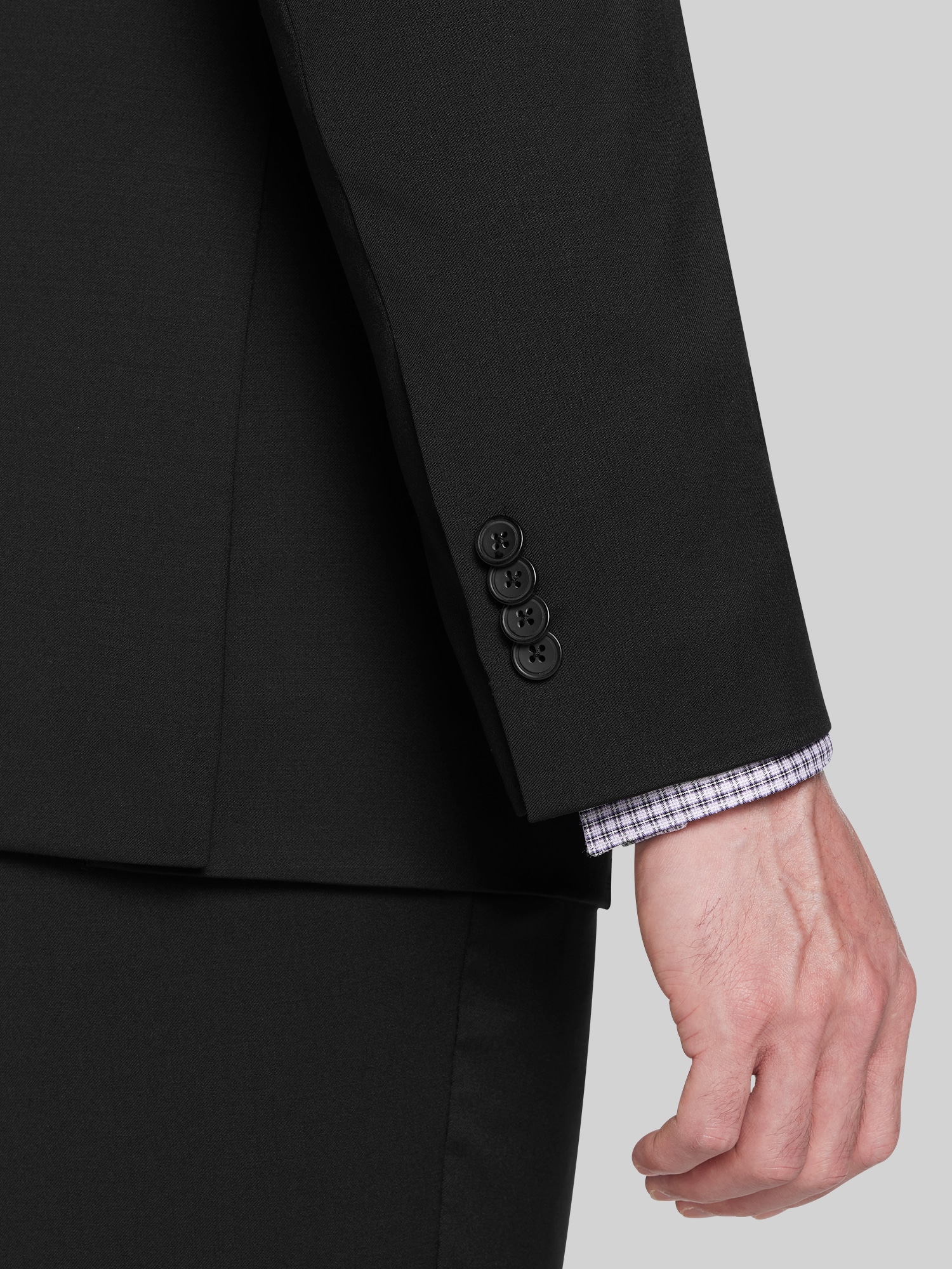 Modern Fit Wool Blend Suit Jacket