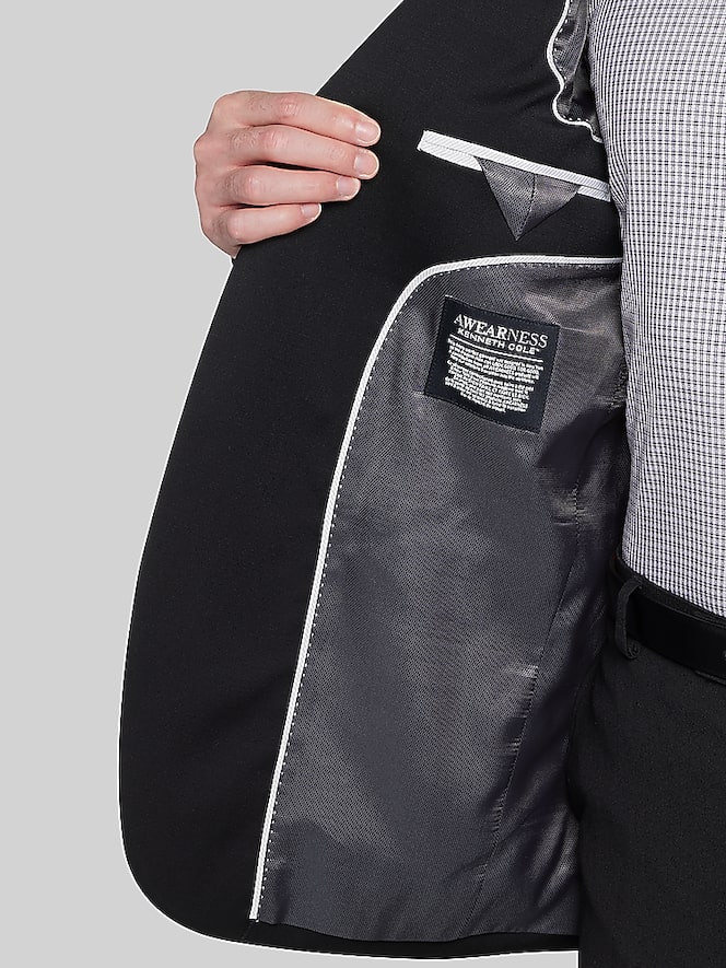 Awearness Kenneth Cole Modern Fit Wool Blend Suit Jacket