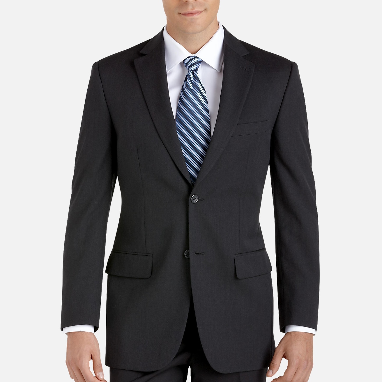 Tommy Hilfiger Men's Modern Fit Suit, Micro Grey, 42 