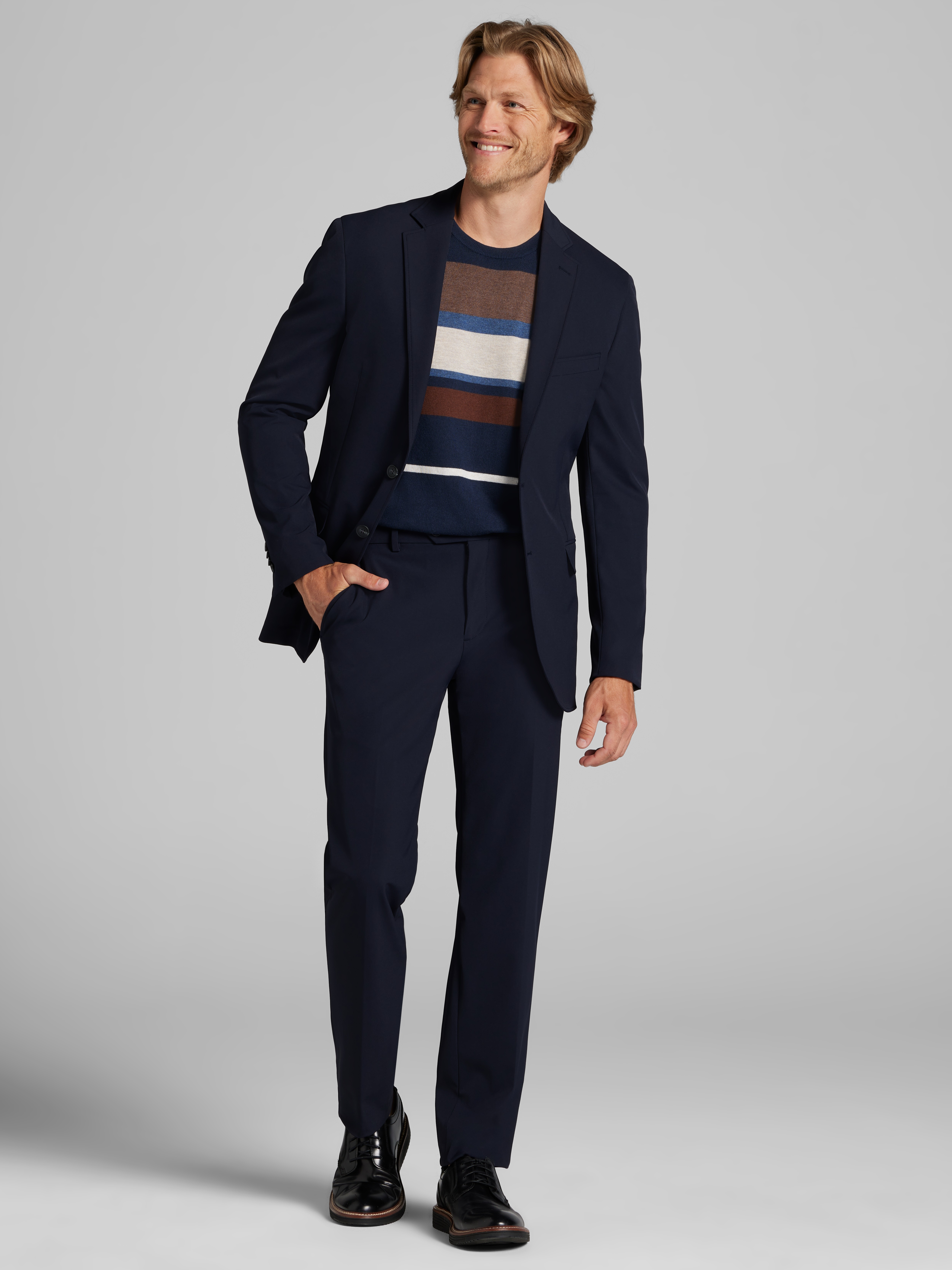 Slim Fit Tech Suit Jacket