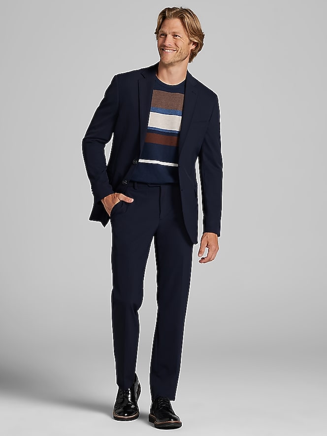 Awearness Kenneth Cole Slim Fit Tech Suit Jacket