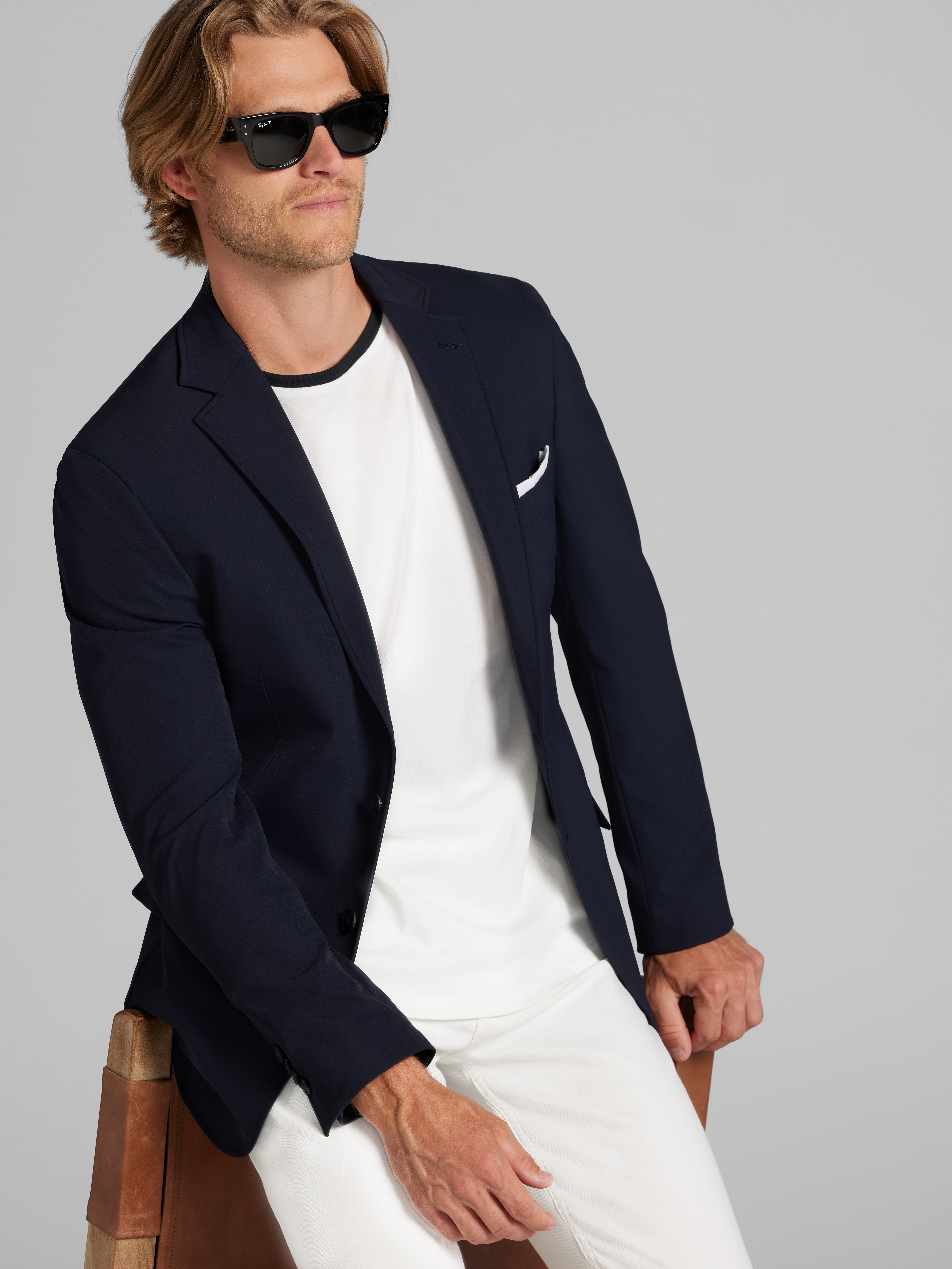 Slim Fit Tech Suit Jacket