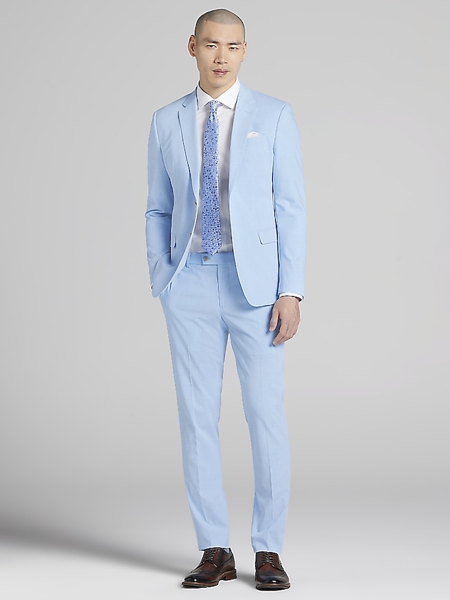 Blue Sharkskin Suits | Men's Wearhouse Blue Sharkskin Suits | Men's Wearhouse