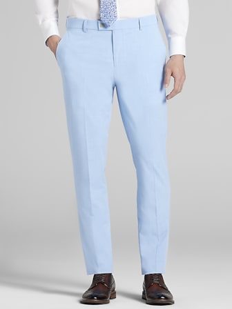 Modern Fit Sharkskin Suit Pants