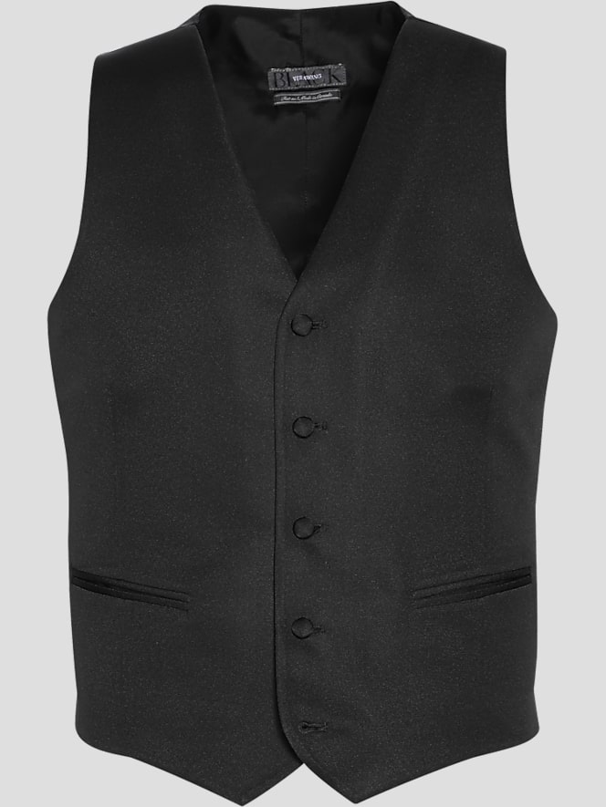 BLACK by Vera Wang Slim Fit Wool 3-Piece Tuxedo