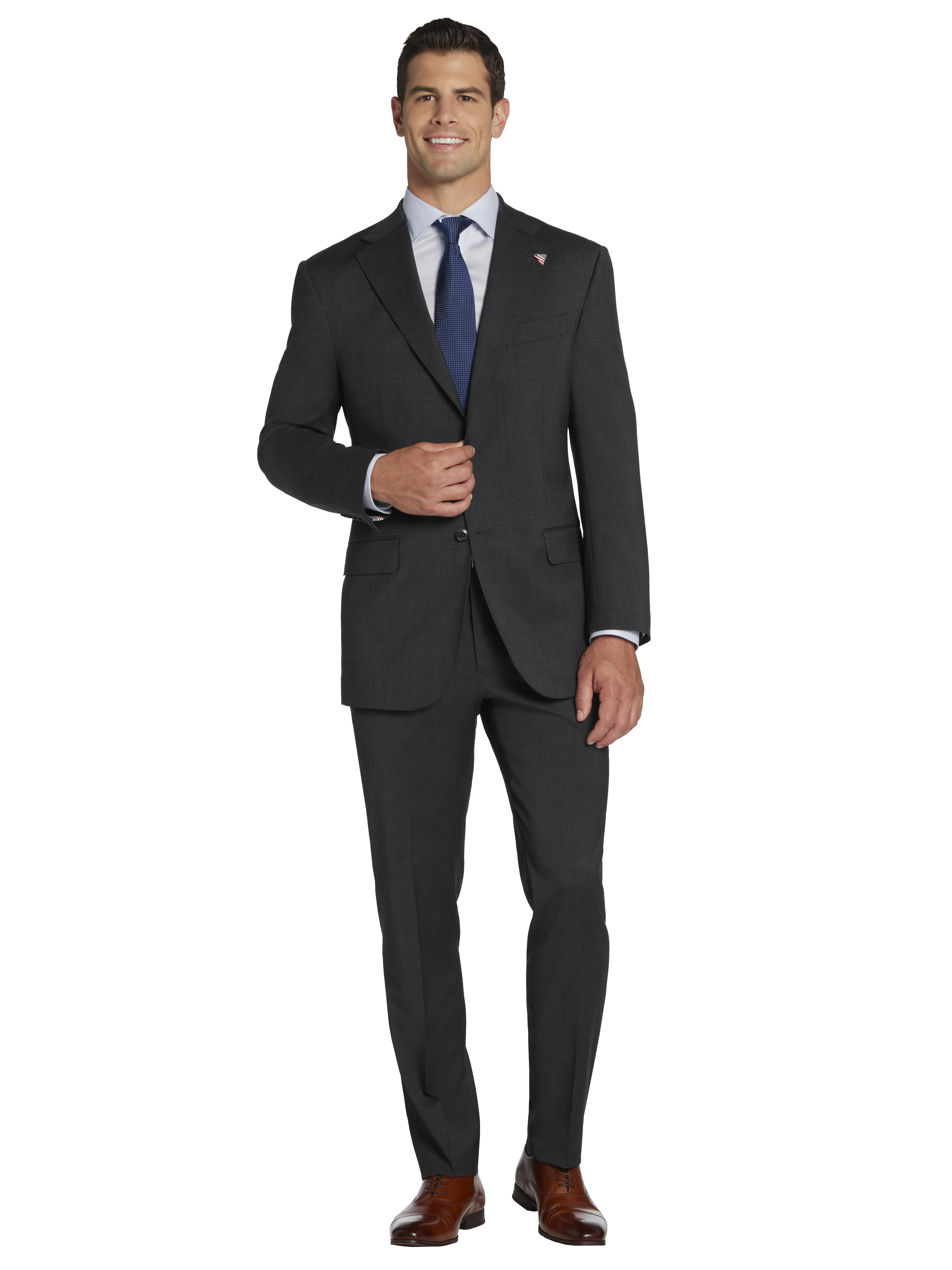 Charcoal Grey Suit For Grooms Men's Wearhouse