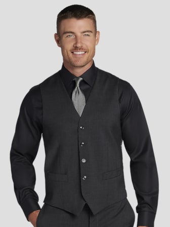 Classic Fit Wool Blend Suit Vest