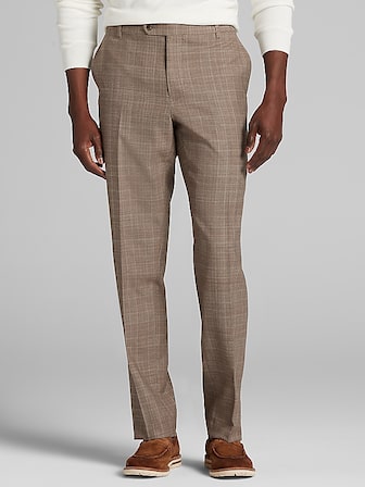 Classic Fit Wool Blend Suit Pants
