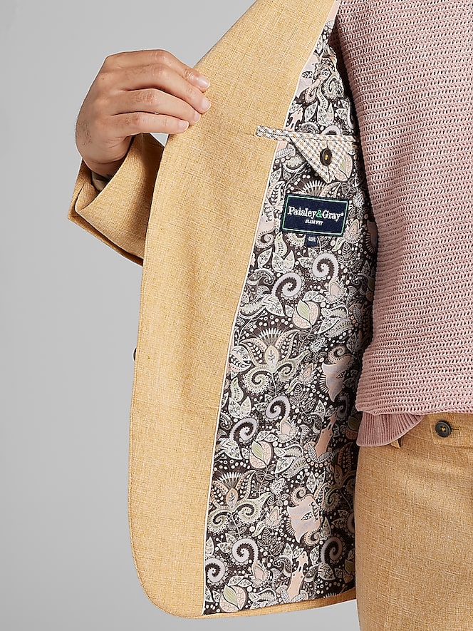 Paisley &Amp; Gray Slim Fit Suit Jacket