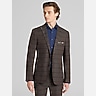 Paisley &Amp; Gray Slim Fit Windowpane Plaid Suit Jacket