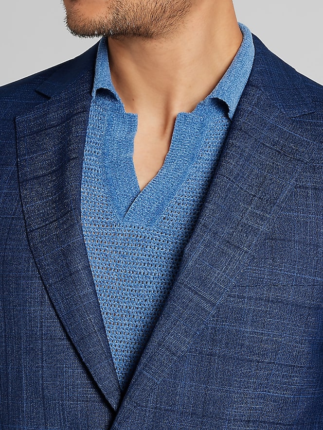 Wilke-Rodriguez Modern Fit Plaid Suit