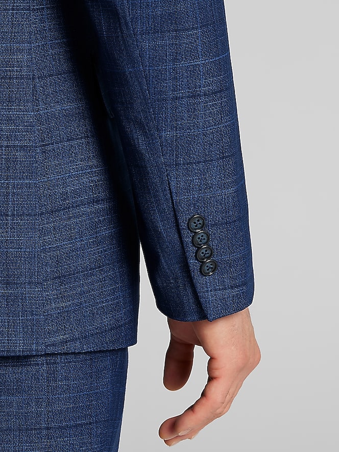 Wilke-Rodriguez Modern Fit Plaid Suit