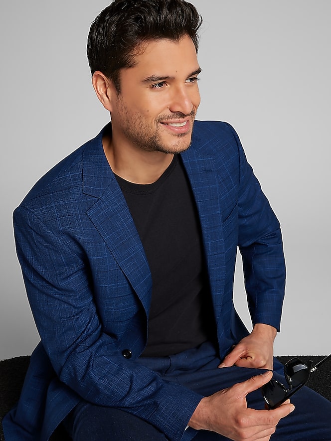 Wilke-Rodriguez Modern Fit Plaid Suit