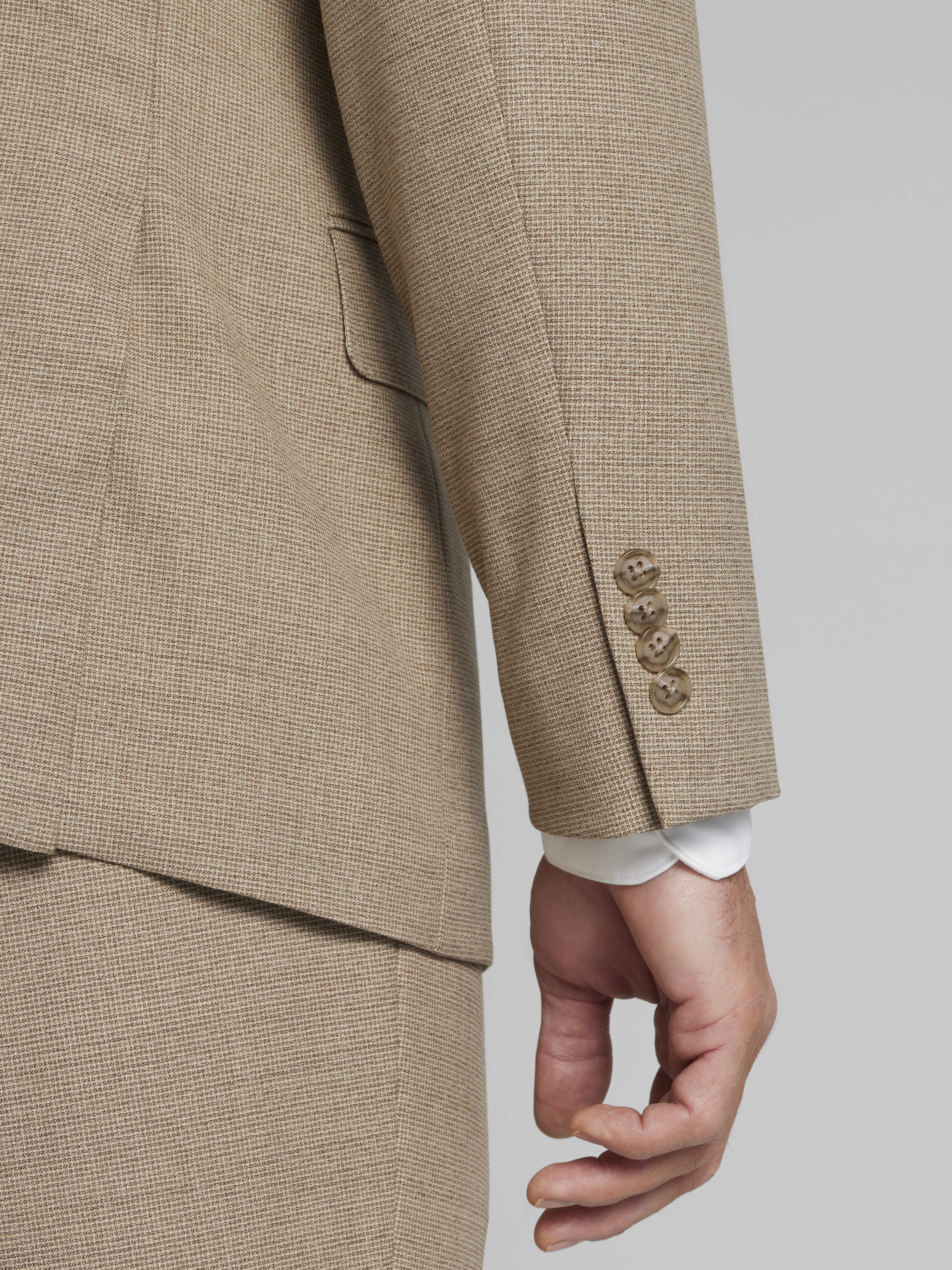 Slim Fit Wool Blend Suit Jacket