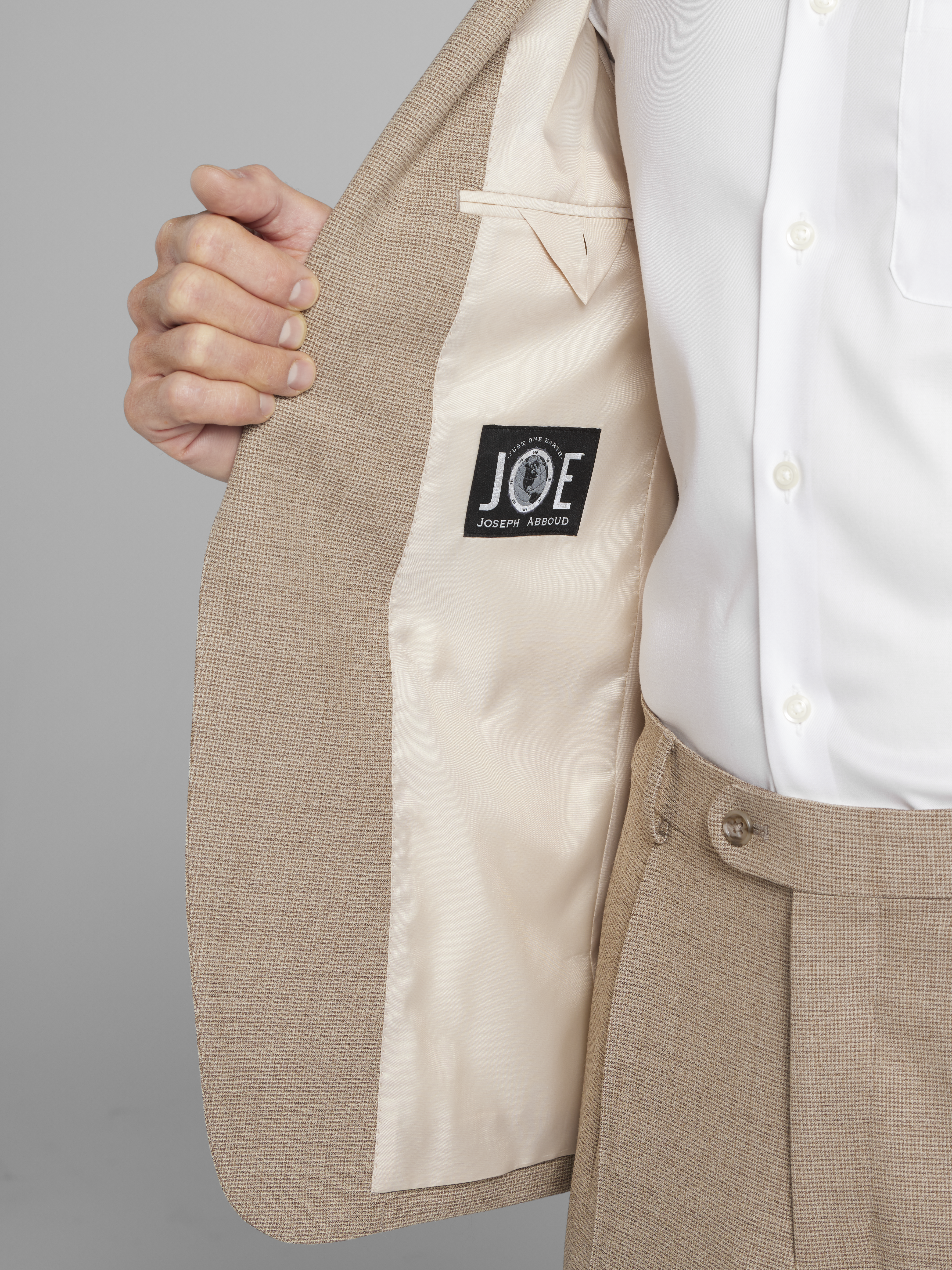 Slim Fit Wool Blend Suit Jacket