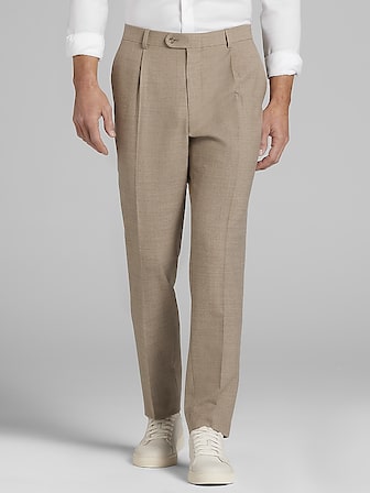 Men's Pleated Dress Pants