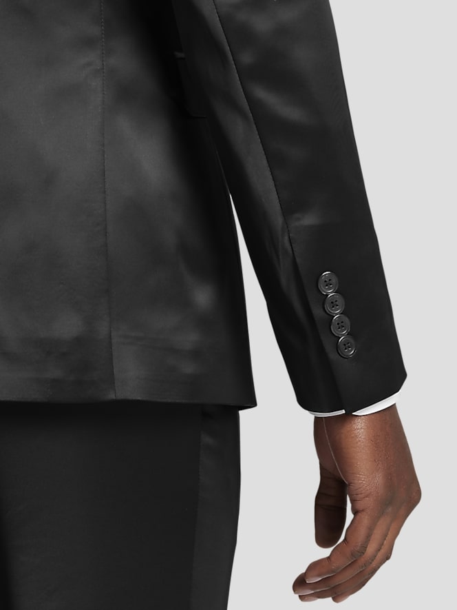 Egara Skinny Fit Shiny Suit Jacket