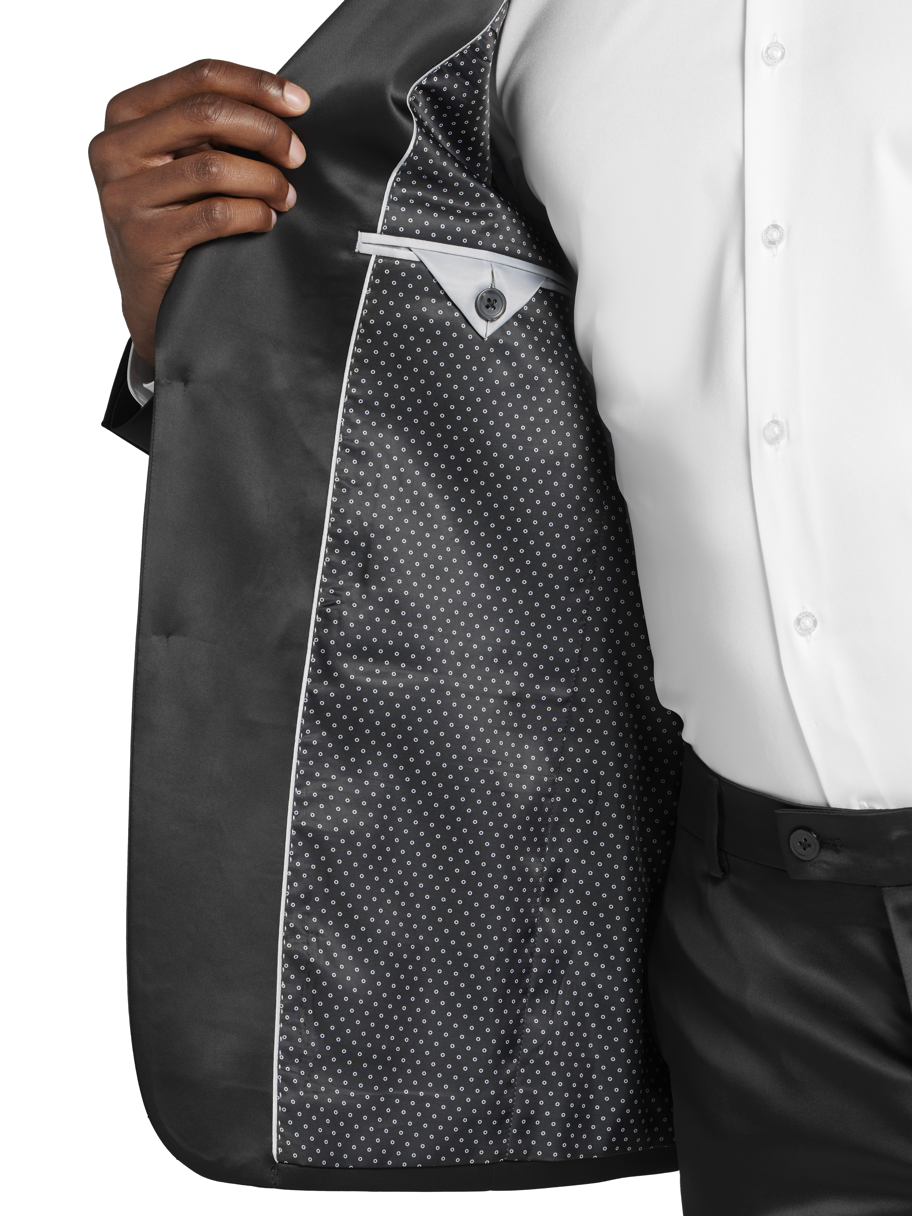 Skinny Fit Shiny Suit Jacket