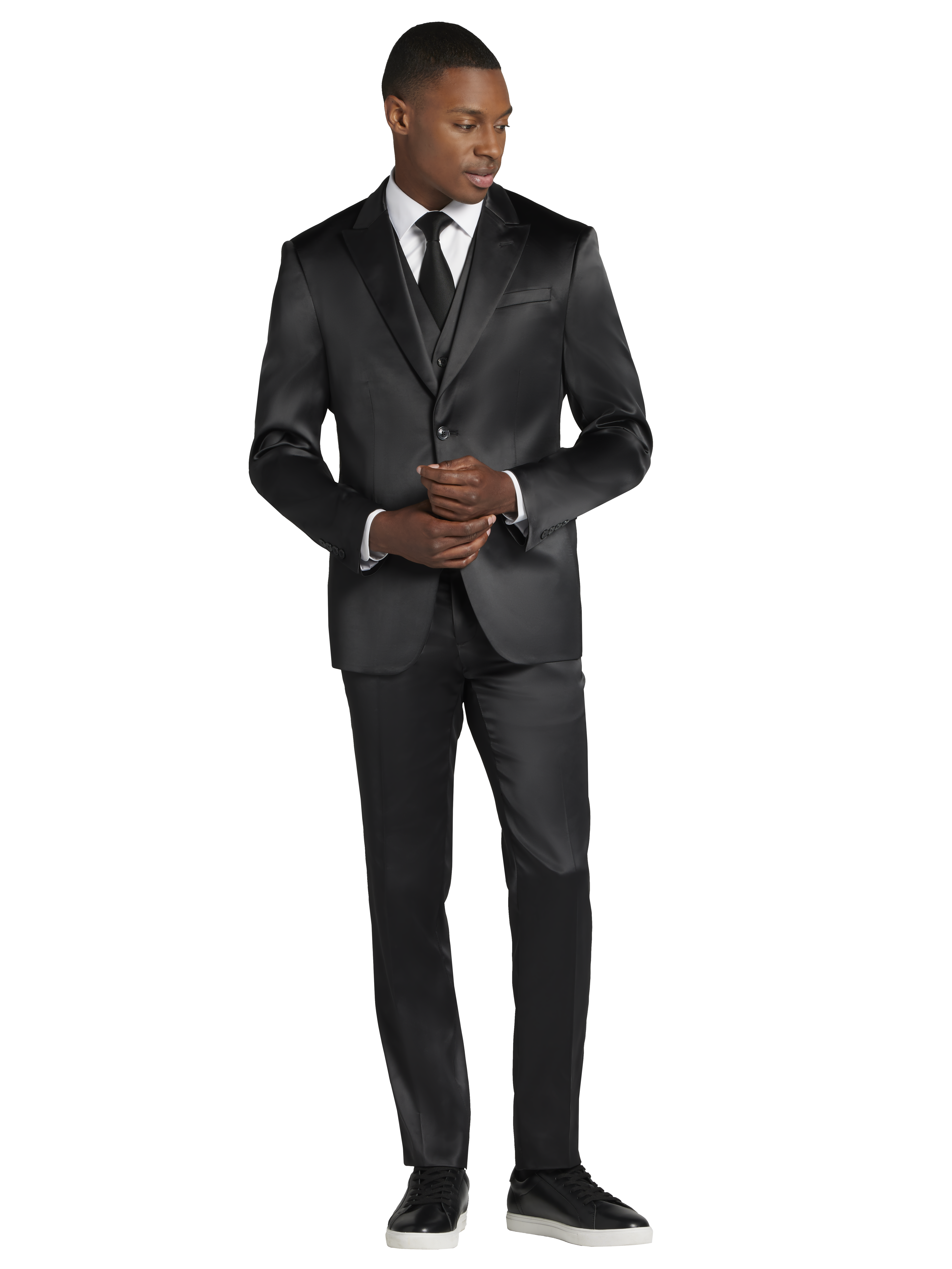 Skinny Fit Shiny Suit Jacket