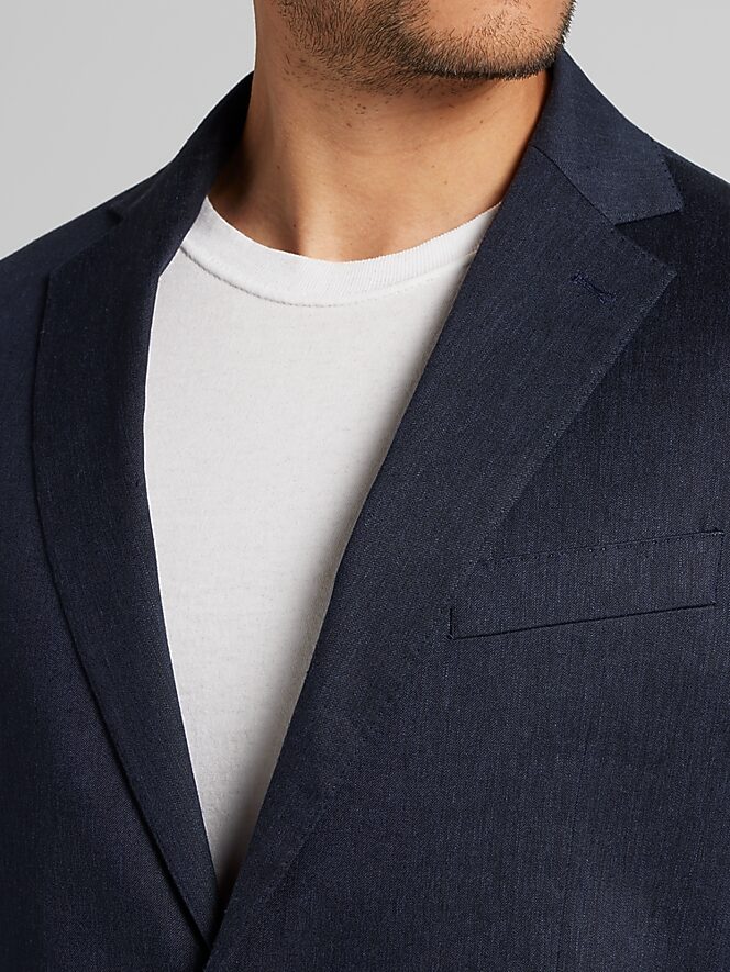 Joseph Abboud Modern Fit Suit Jacket, Navy Solid - Blue | Men's
