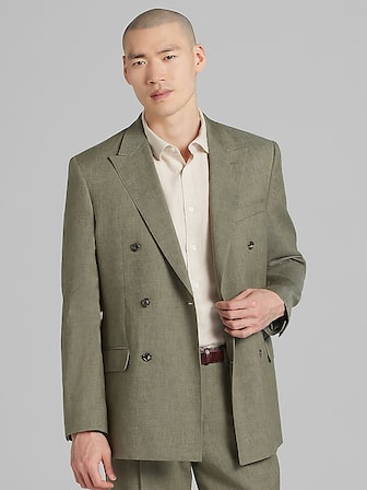 Modern Fit Suit Linen Blend Jacket