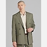 Joseph Abboud Modern Fit Double Breasted Linen Blend Suit Jacket