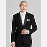 Pronto Uomo Platinum Slim Fit Wool Blend Notch Lapel Tuxedo Jacket