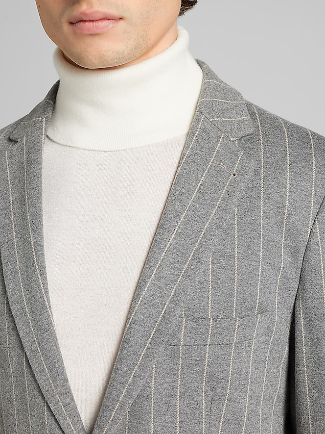 Paisley &Amp; Gray Slim Fit Stripe Suit Jacket