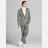 Paisley &Amp; Gray Slim Fit Stripe Suit Jacket