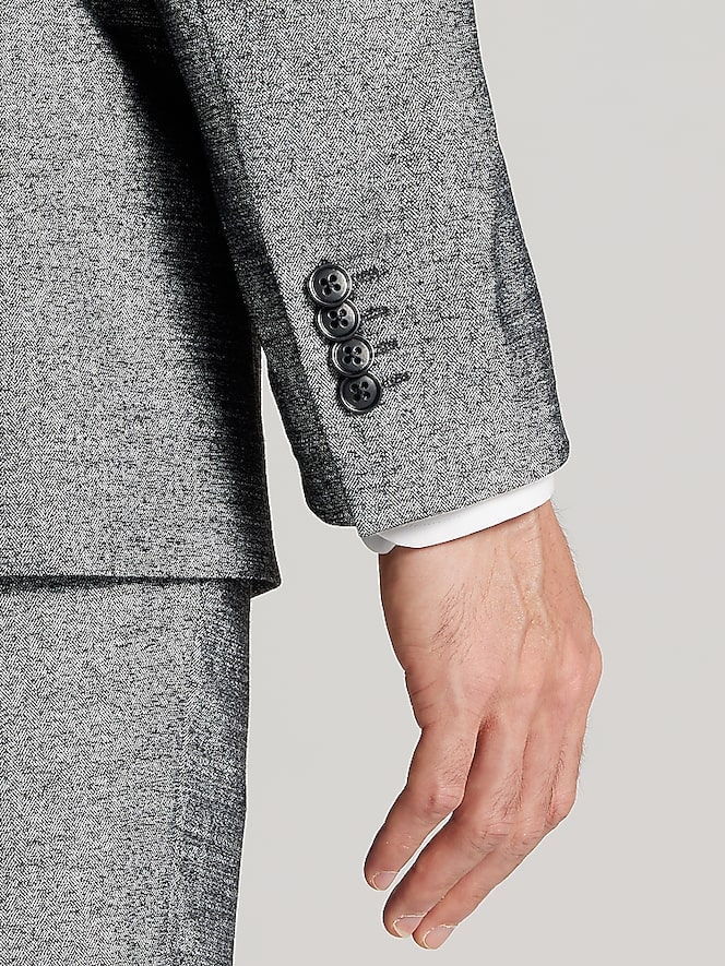 Wilke-Rodriguez Modern Fit Herringbone Suit