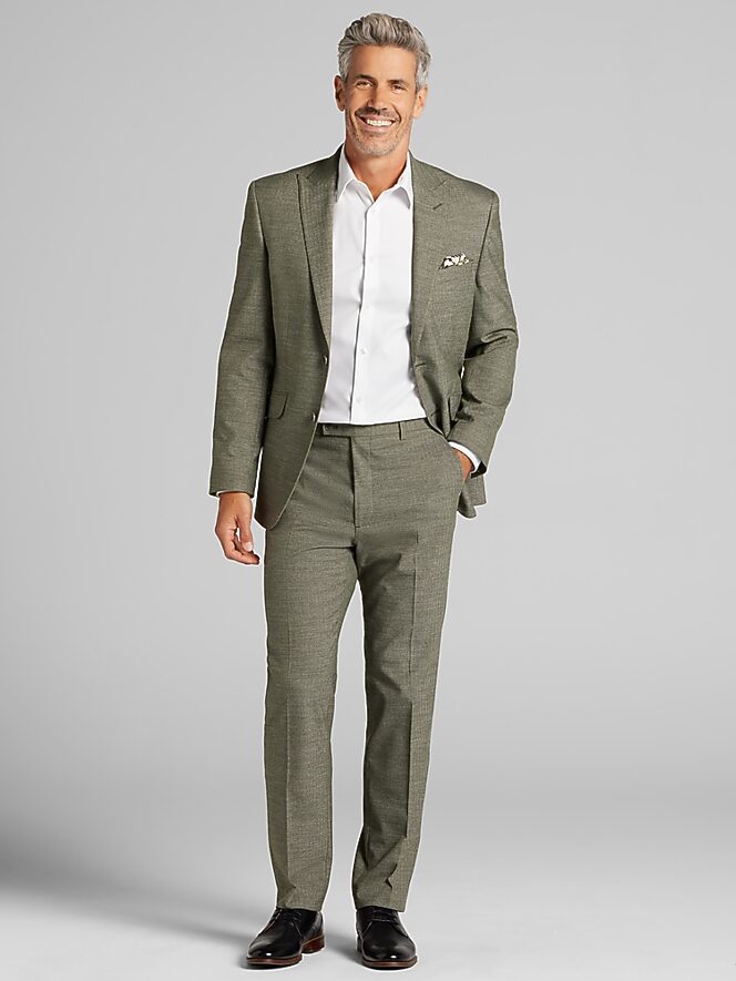 Wilke-Rodriguez Modern Fit Herringbone Suit