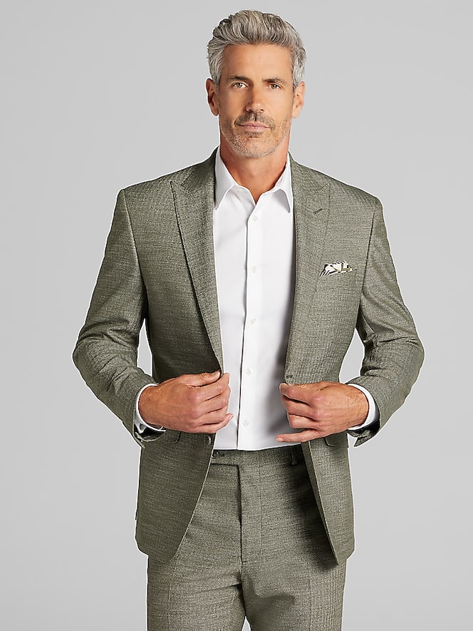 Wilke-Rodriguez Modern Fit Herringbone Suit