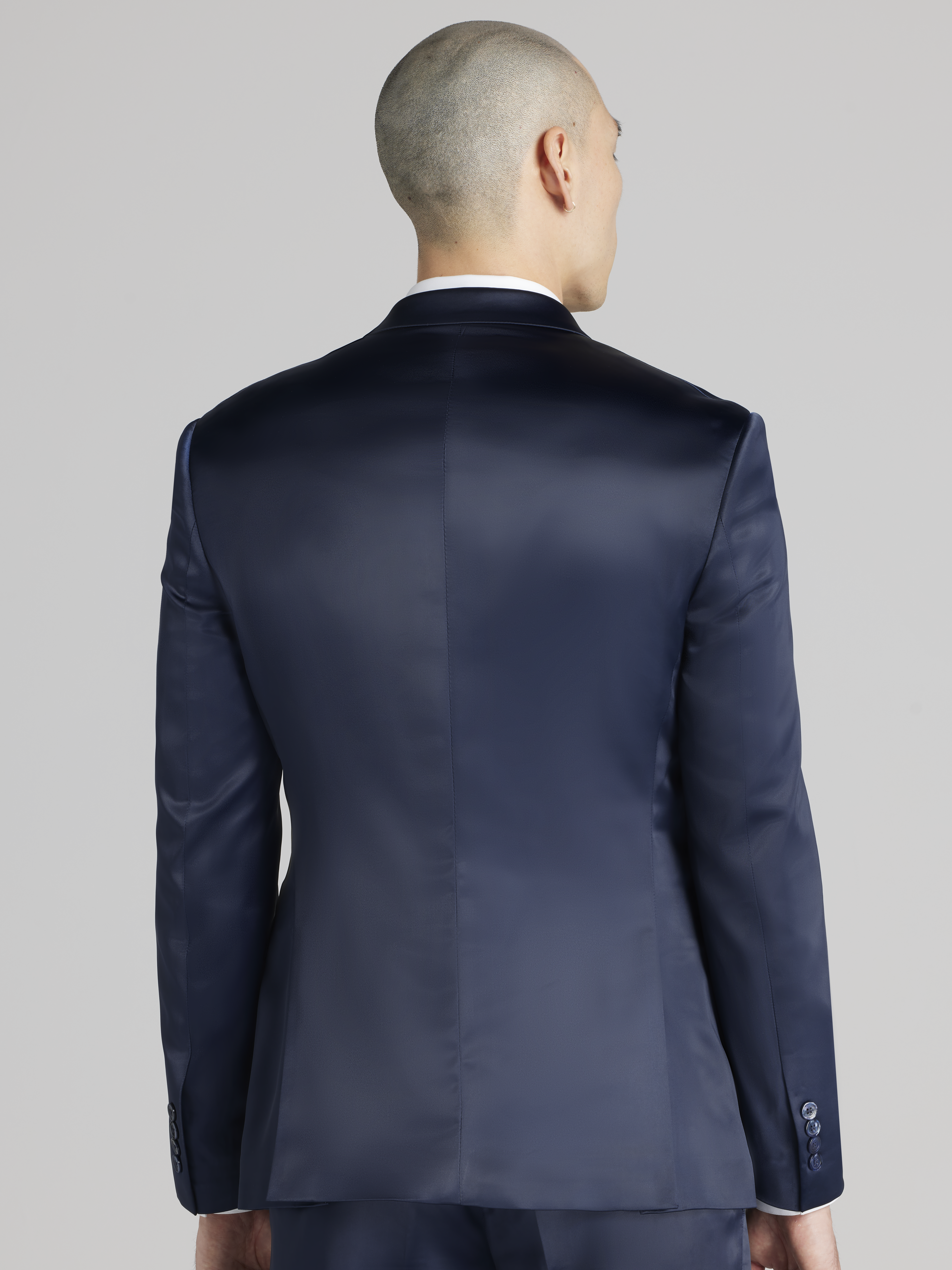 Skinny Fit Shiny Suit Jacket