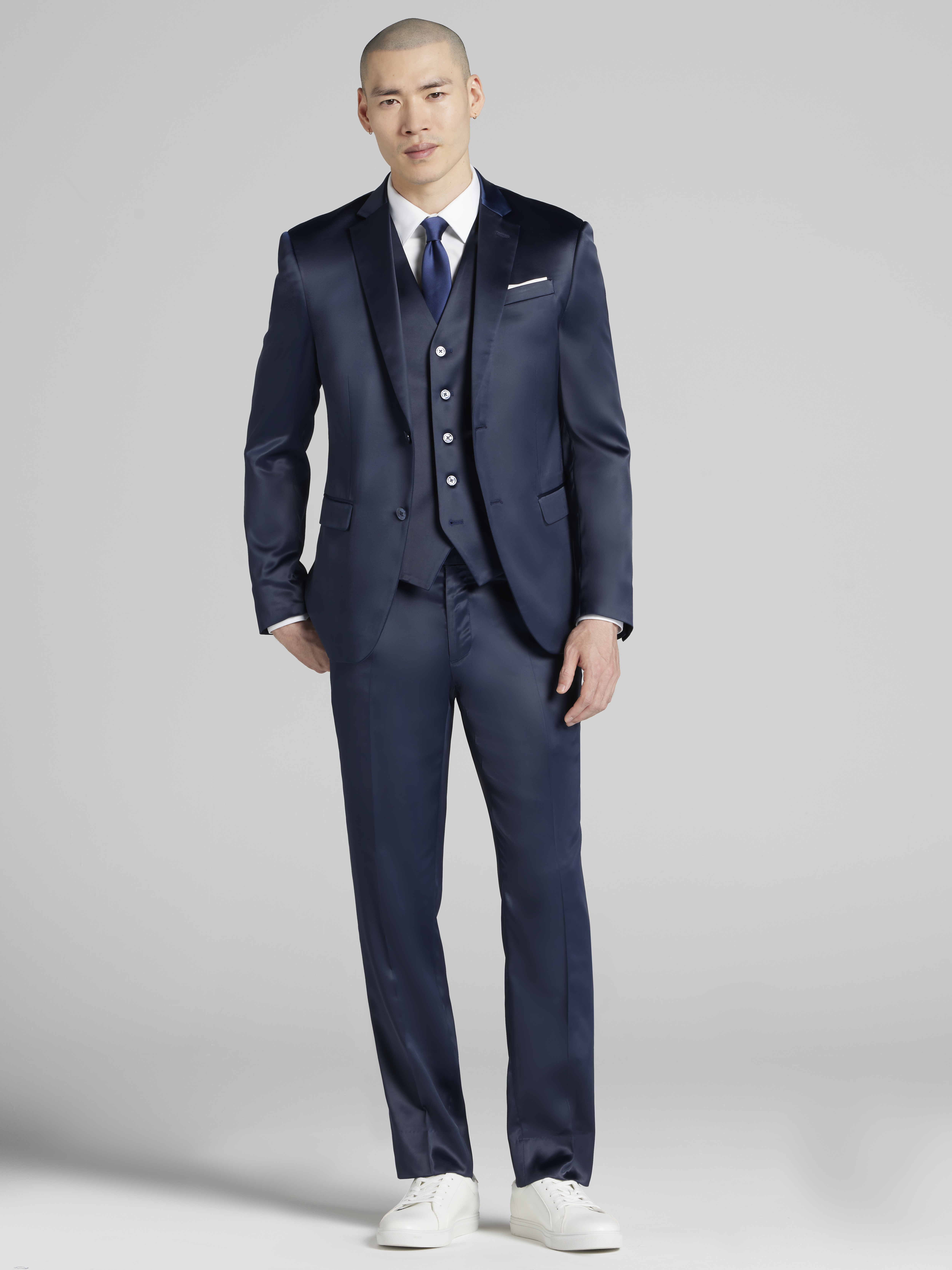 Skinny Fit Shiny Suit Jacket