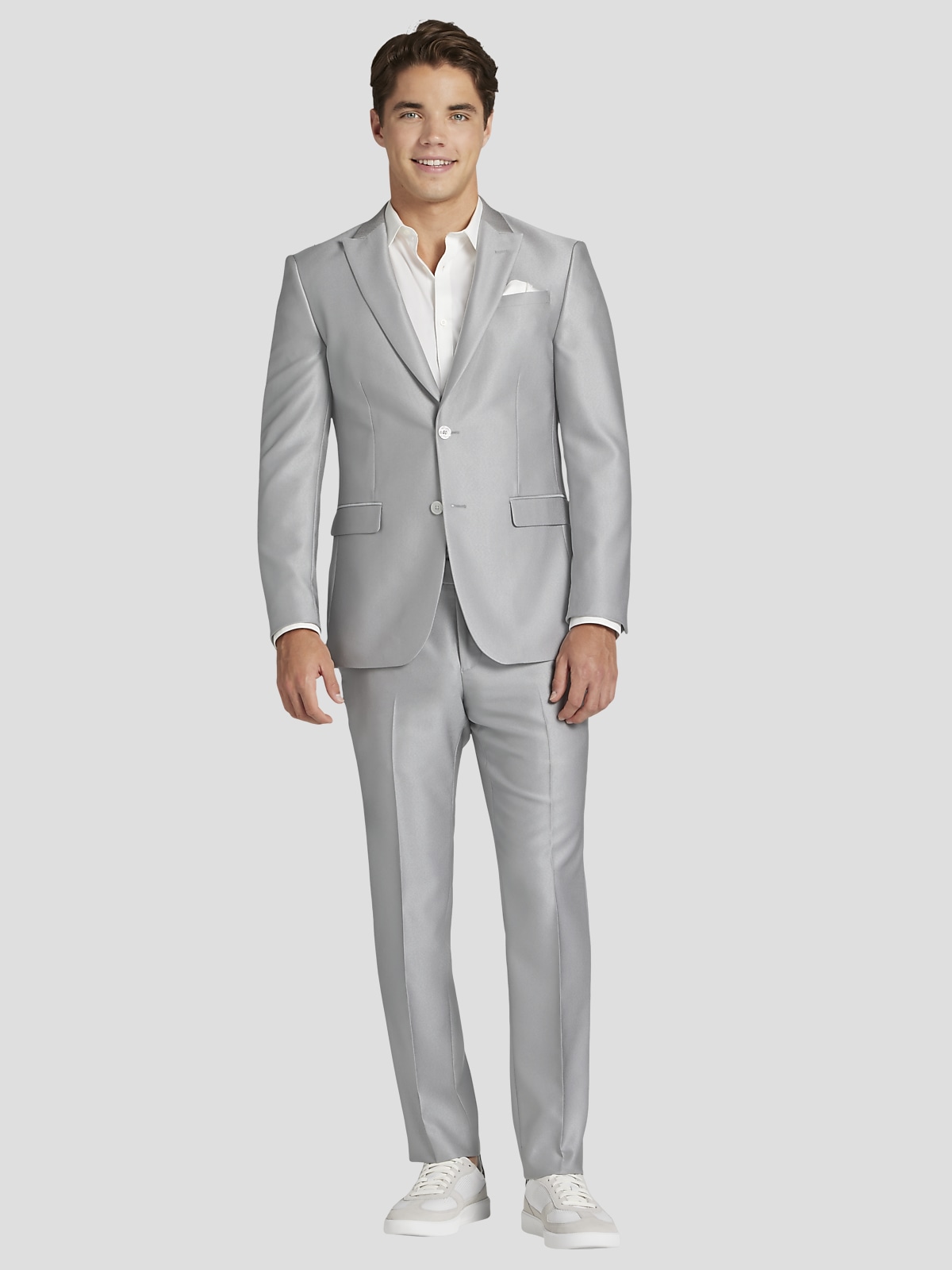 THE SUIT COMPANY／WHITE THE SUIT COMPANY Men's 2 Button White Dress Suit New – New Era Factory Outlet