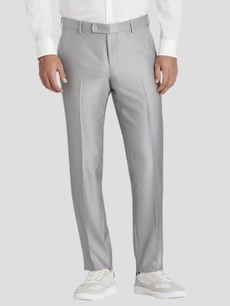 Modern Fit Sharkskin Suit Pants