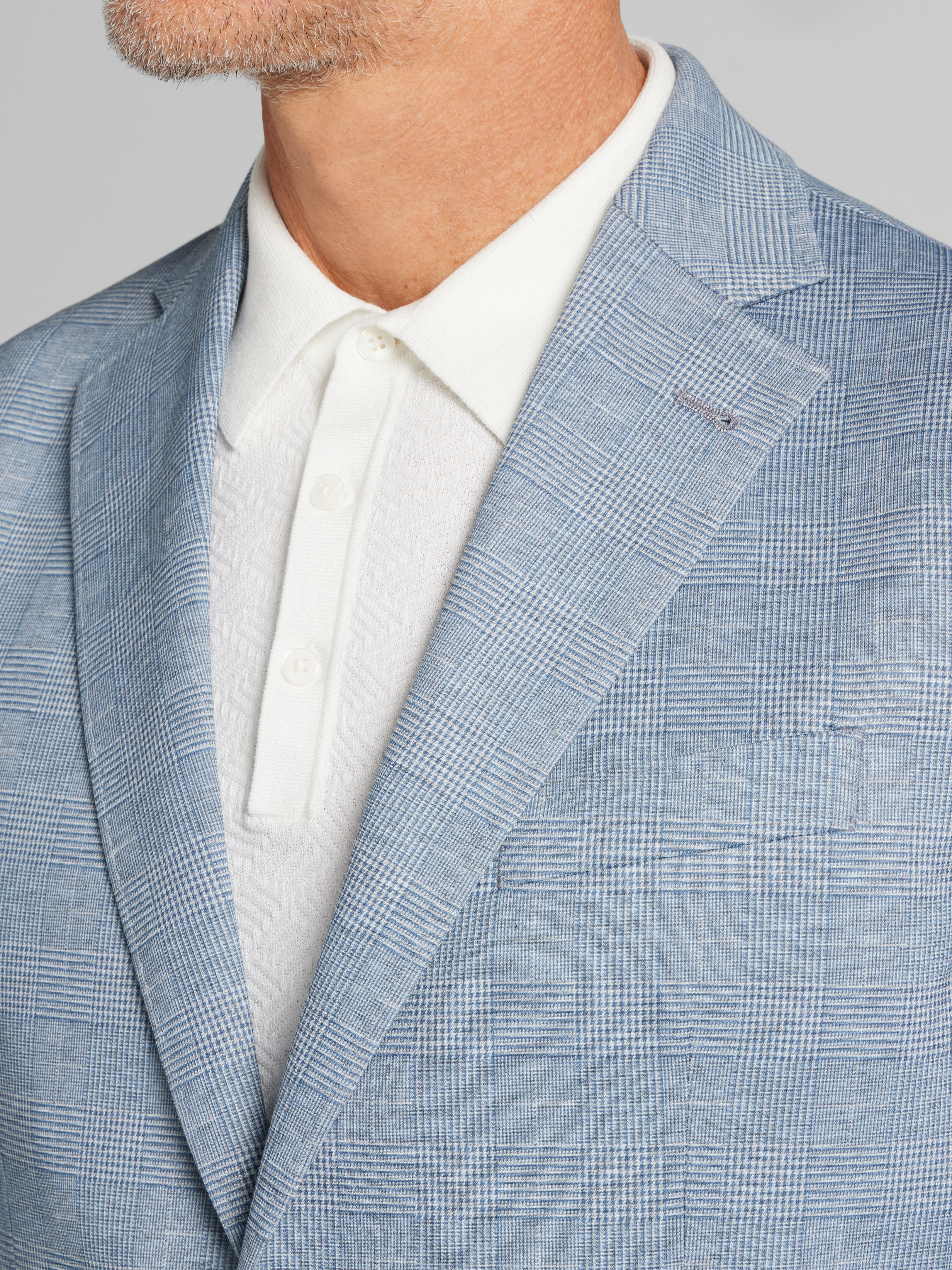 Modern Fit Knit Suit Jacket