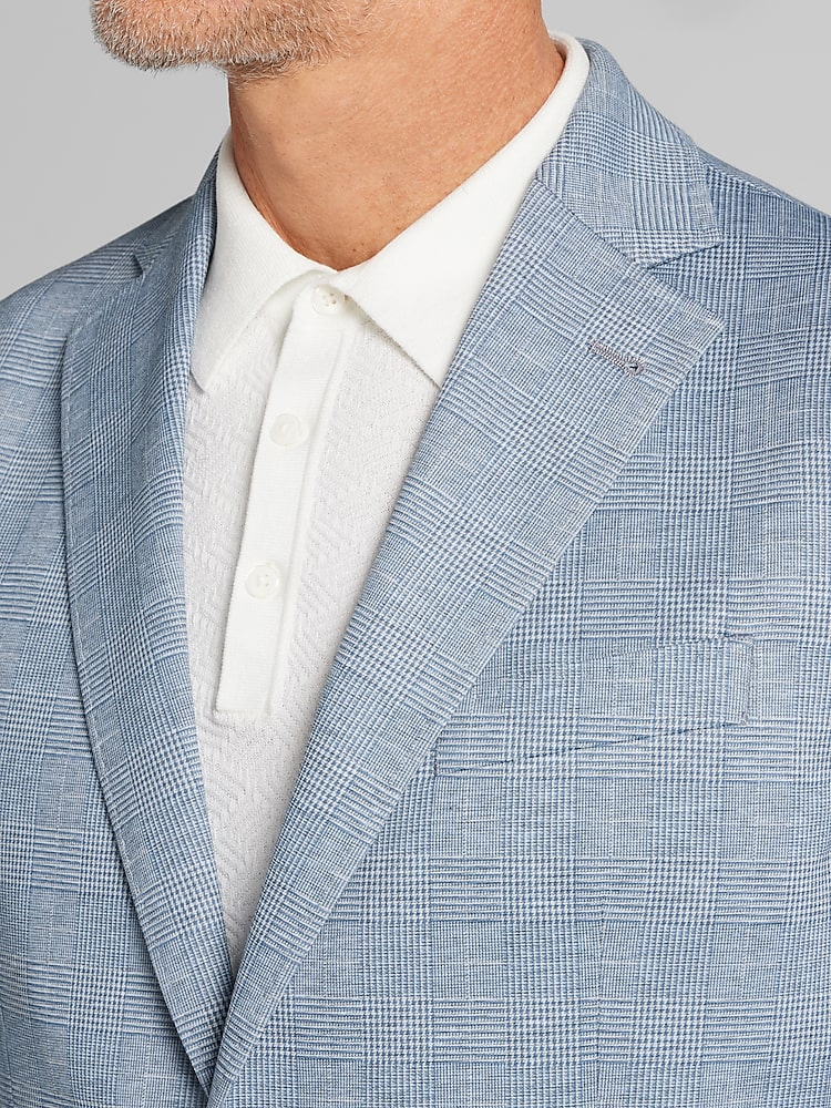 JOE Joseph Abboud Modern Fit Suit Jacket, Lt Blue Plaid | Men's