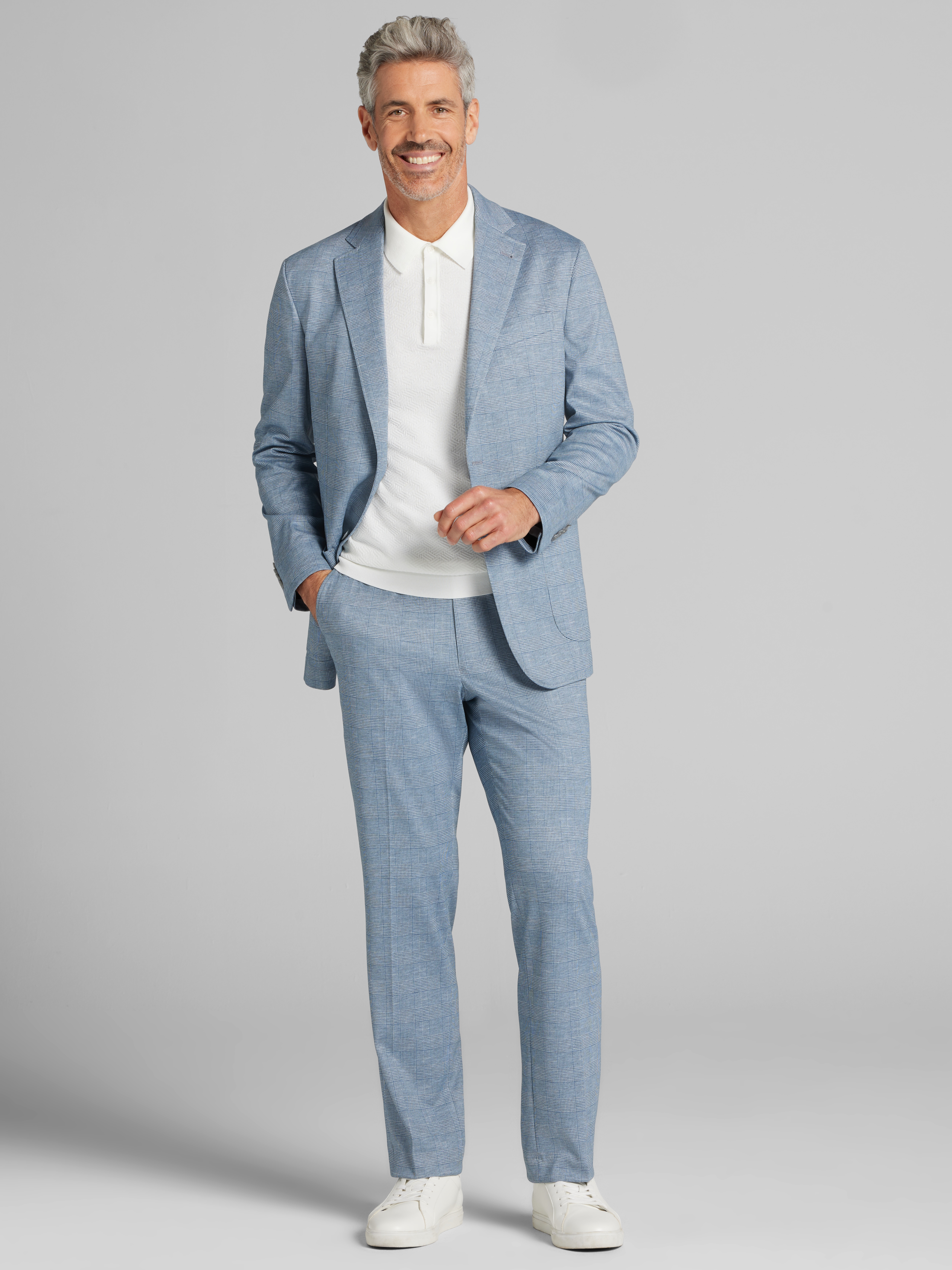 Modern Fit Knit Suit Jacket
