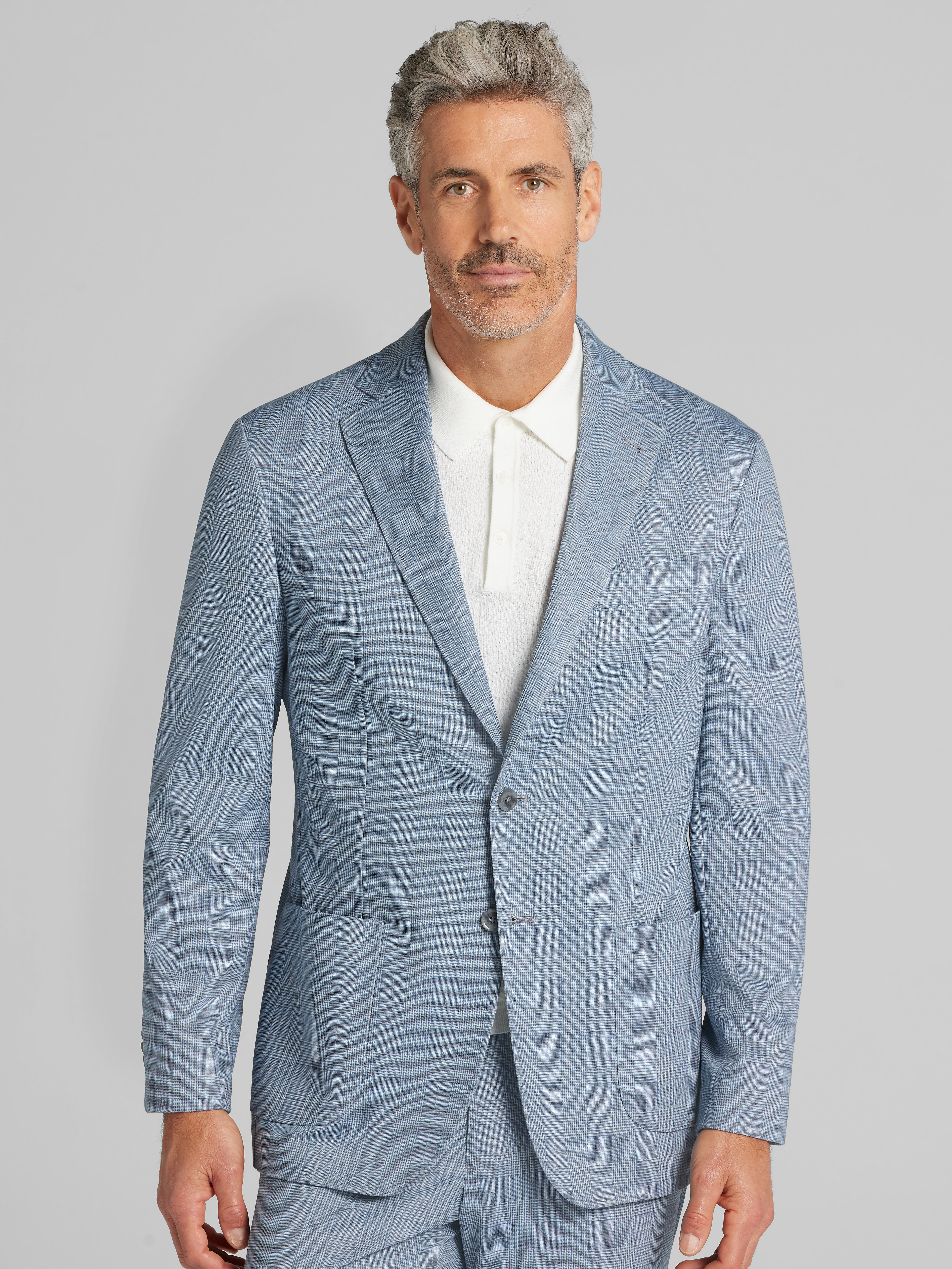 Modern Fit Knit Suit Jacket