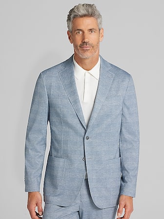 Modern Fit Satin Peak Lapel Tuxedo Jacket
