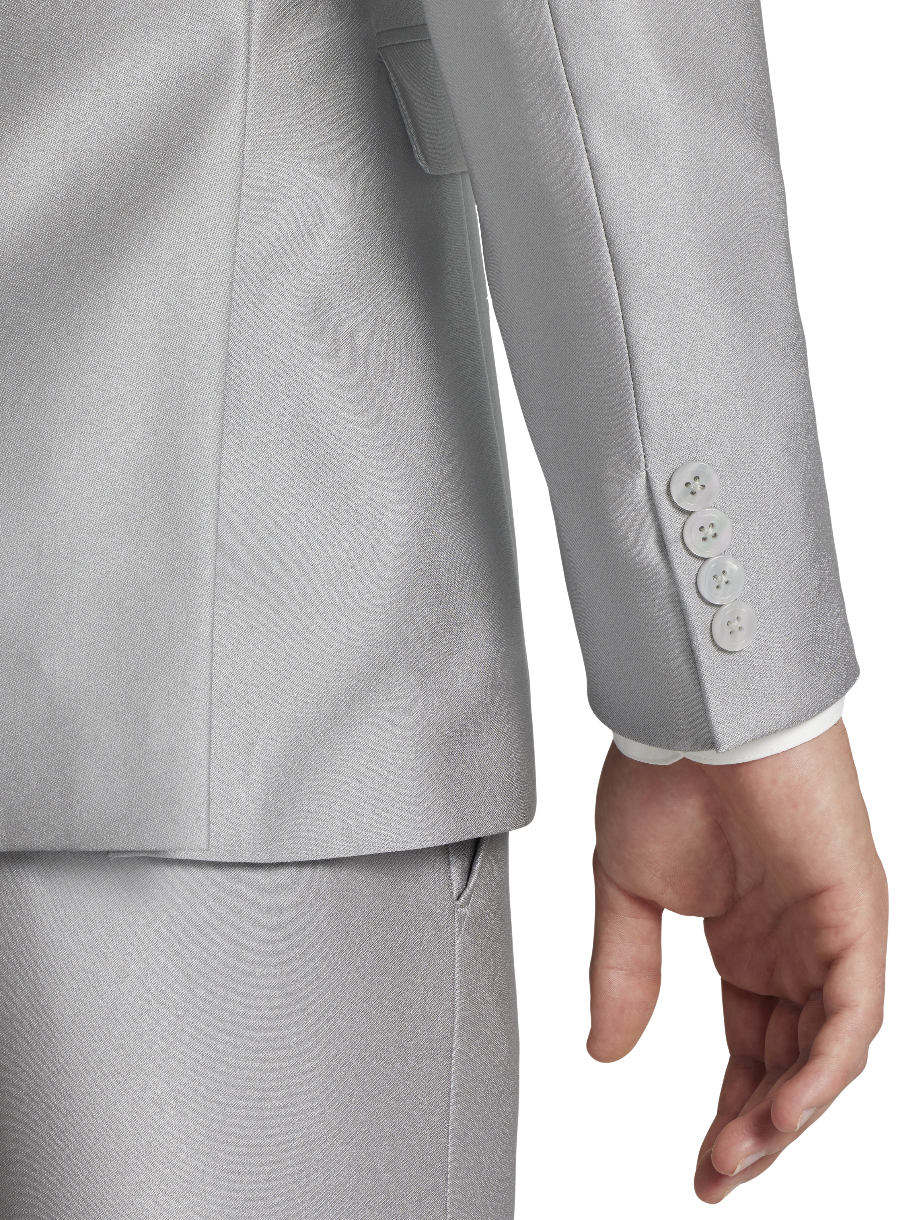 Modern Fit Shiny Suit Jacket
