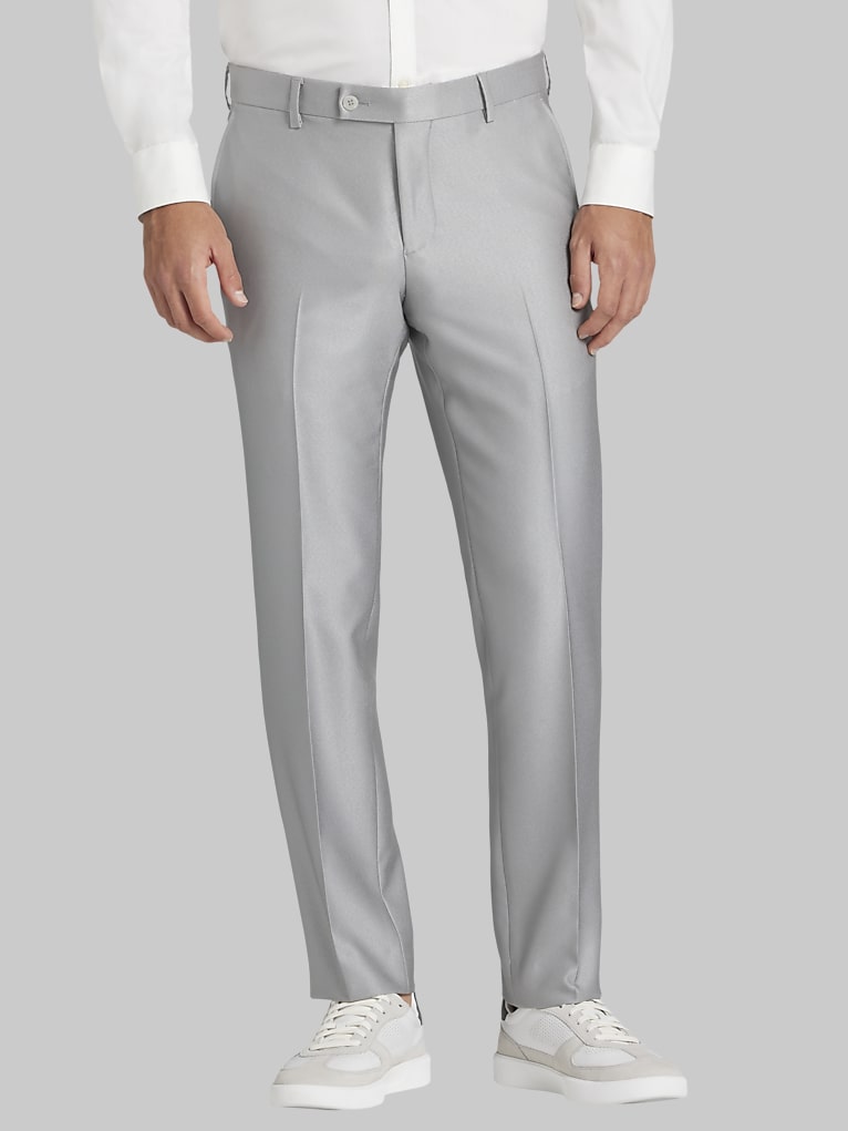 Egara Modern Fit Shiny Suit Pants